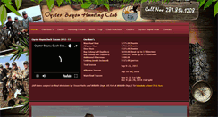Desktop Screenshot of oysterbayouhuntingclub.org